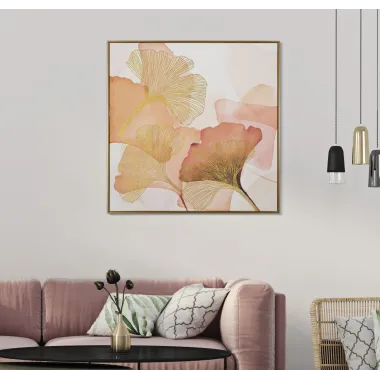 Tkanina drukowana z ramą 80x3,5x80 cm